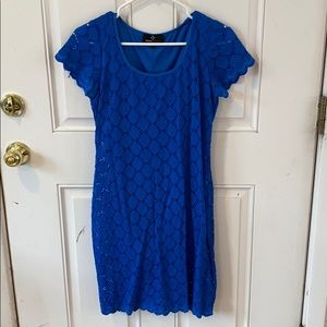 Blue Mid Length Dress
